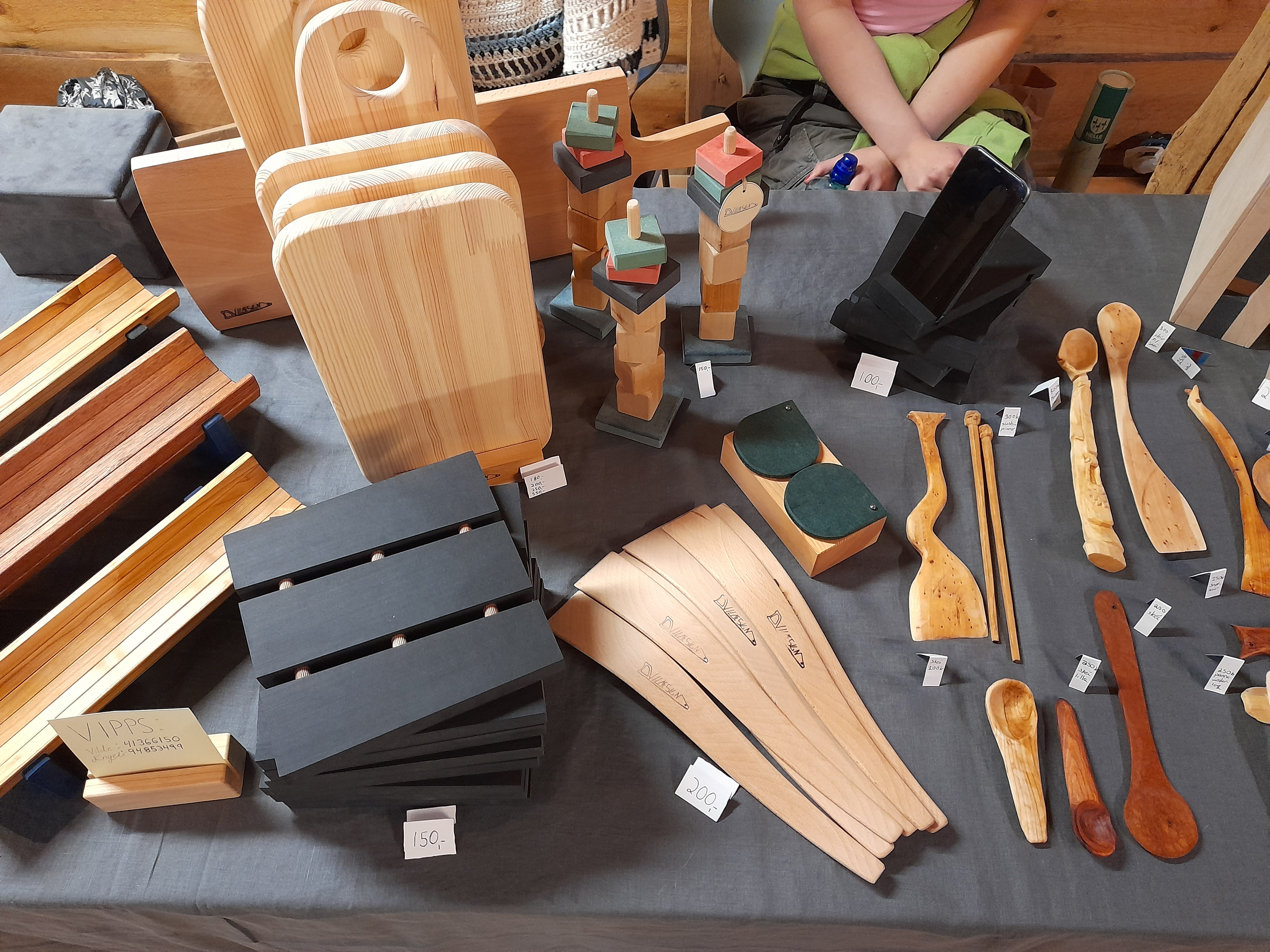 Wooden utensils.