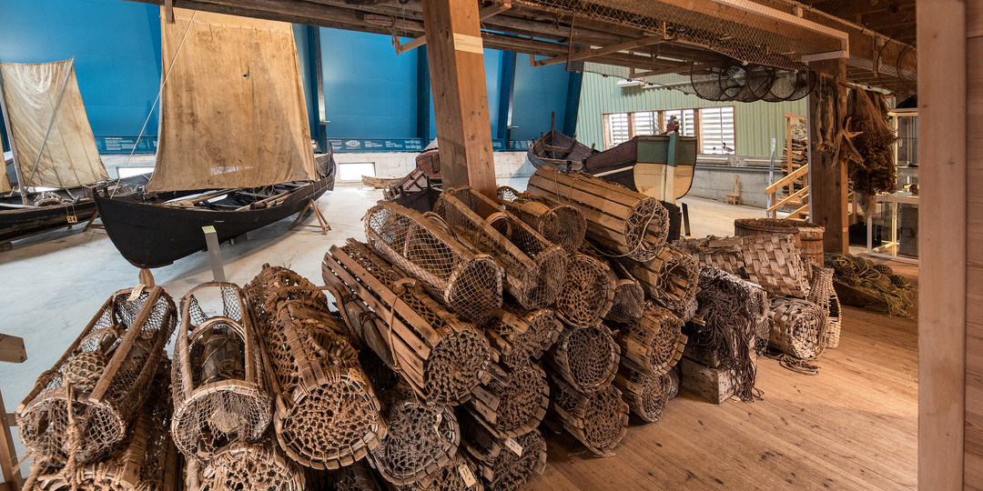 Båthallen på Kystmuseet.